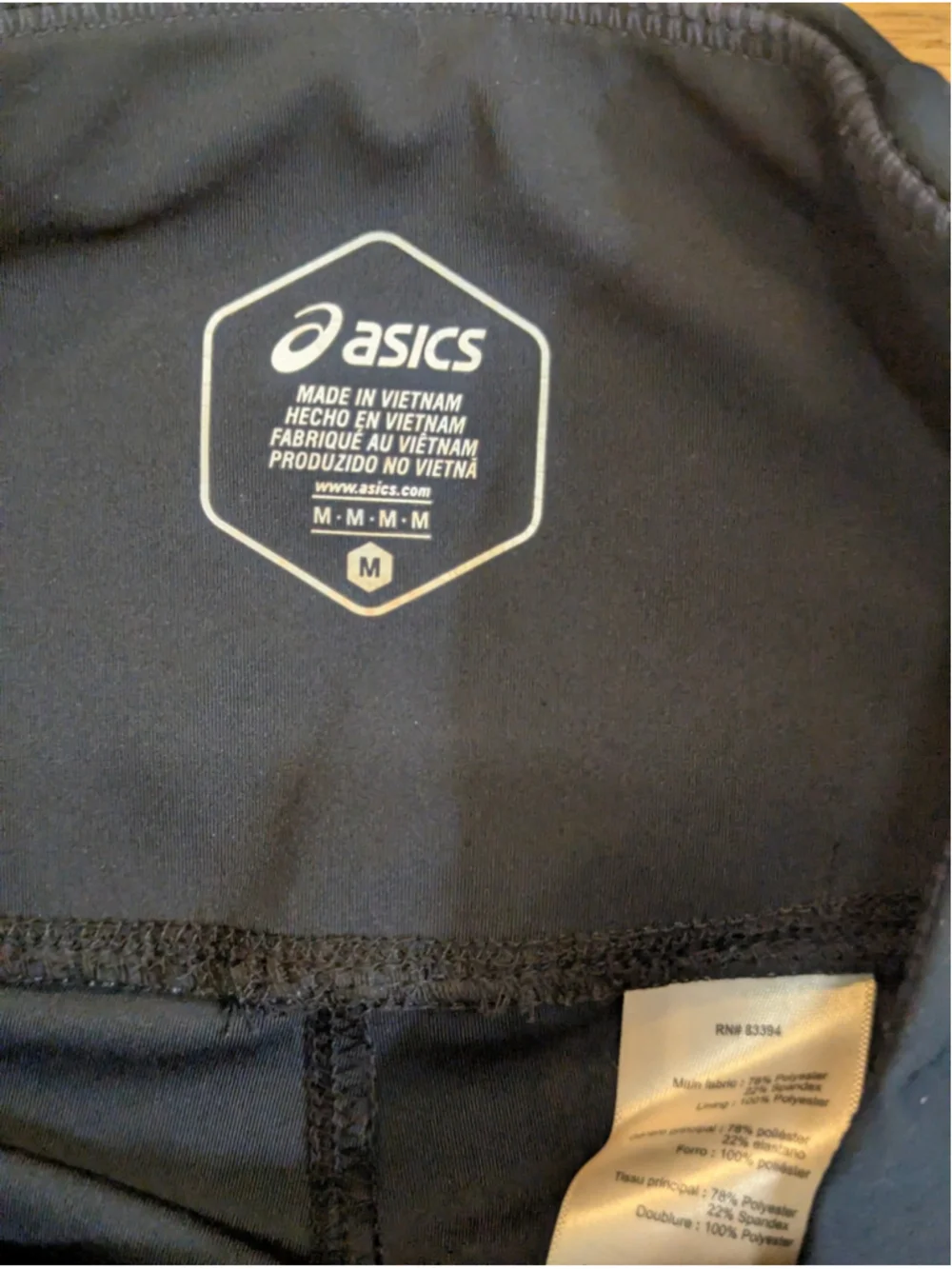 Asics measurements color